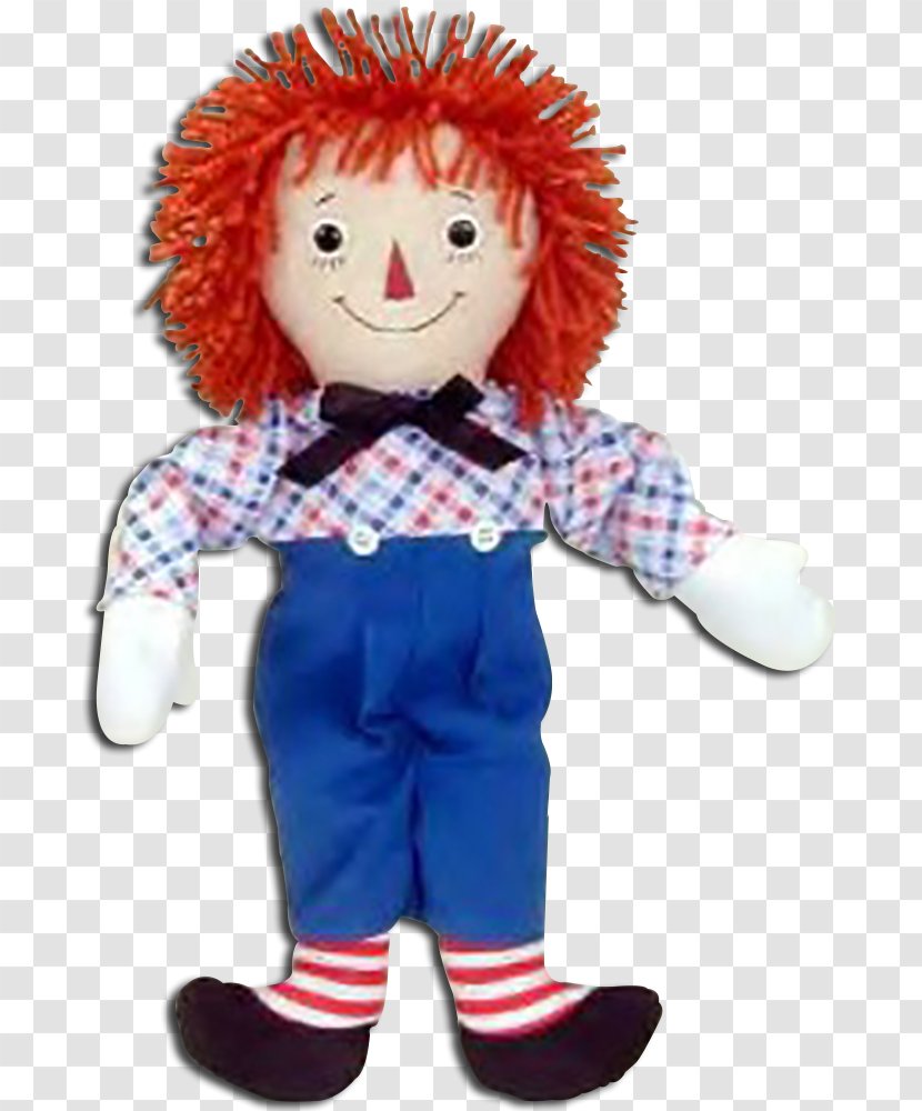 Raggedy Ann & Andy Rag Doll Stuffed Animals Cuddly Toys Transparent PNG