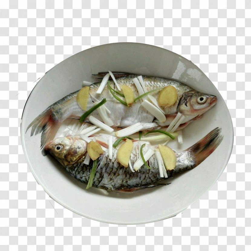 Seafood Cooking - Ginger - Steamed Perch With Scallion And Transparent PNG