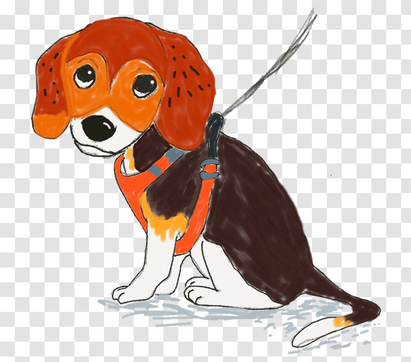 Dog Breed Beagle Pet Harness Puppia Leash - Mammal - Beagel Illustration Transparent PNG