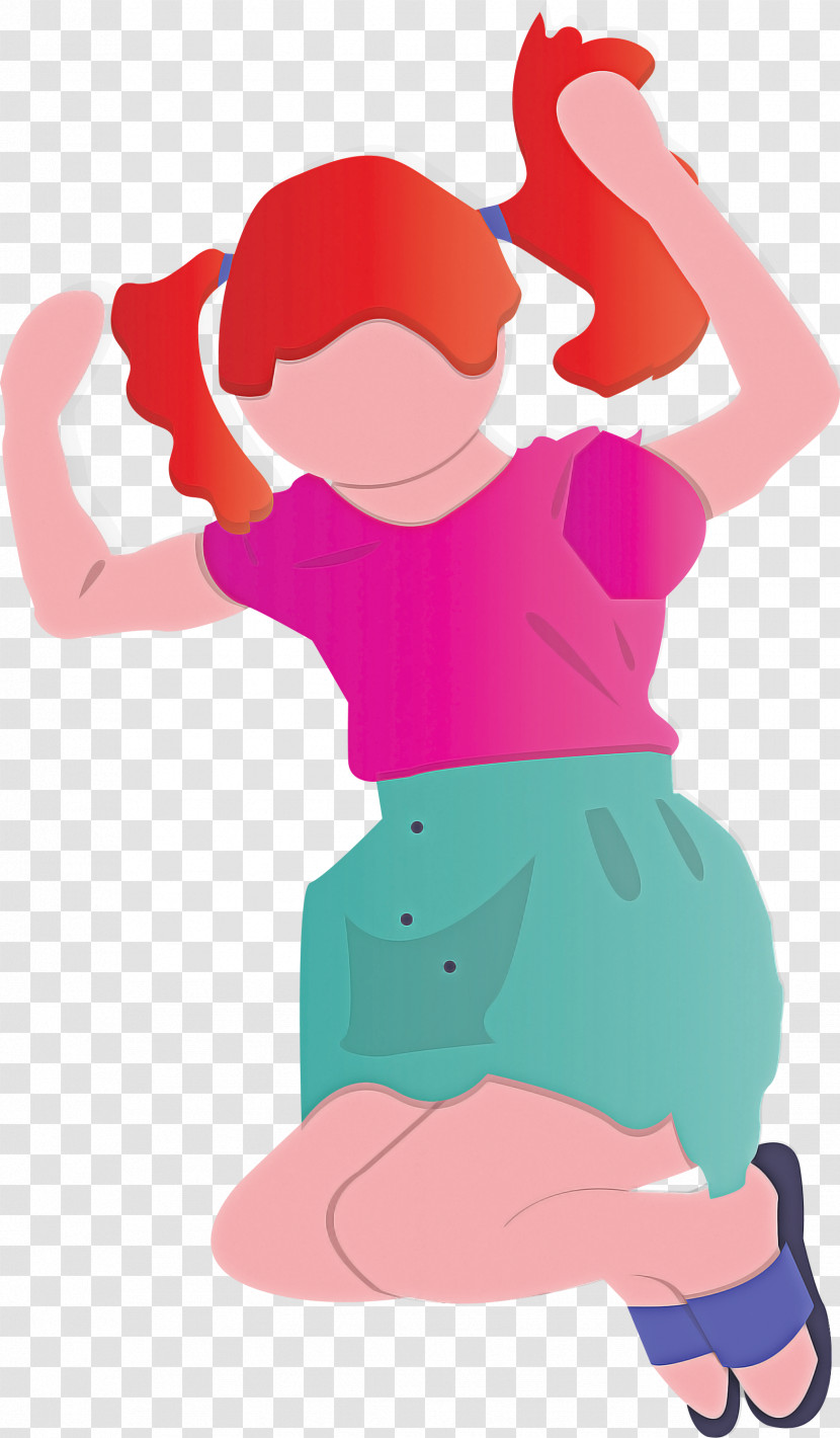 Cartoon Pink Animation Style Transparent PNG