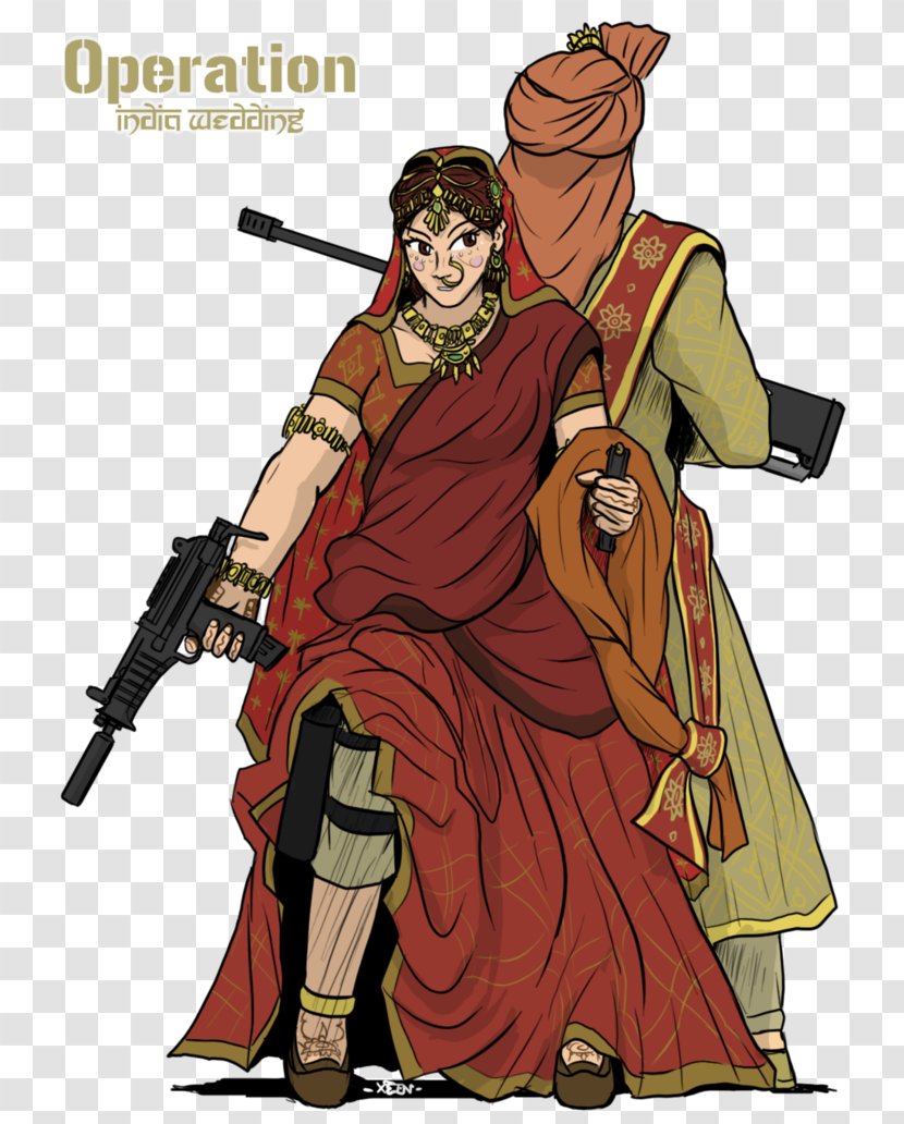 Art Weddings In India Personal Defense Weapon Hindu Wedding - Costume Design Transparent PNG