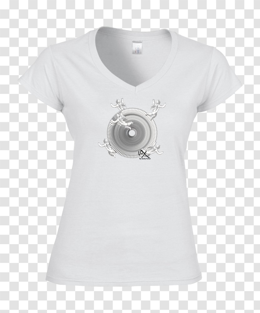 Long-sleeved T-shirt Neckline Gildan Activewear - Printed Tshirt - Camisa Transparent PNG