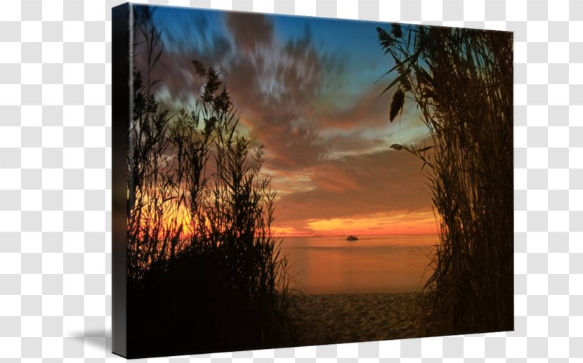 Painting Desktop Wallpaper Nature Landscape Stock Photography - Sunset - Red Transparent PNG