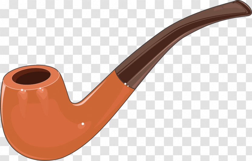 Tobacco Pipe - Brown Transparent PNG