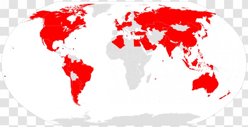 World Map Globe Atlas - Heart Transparent PNG