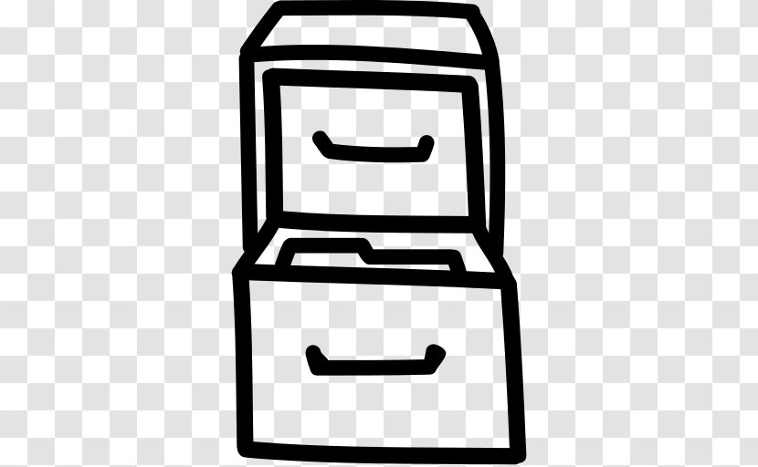 Desk Drawing Outline - Drawer - Button Transparent PNG