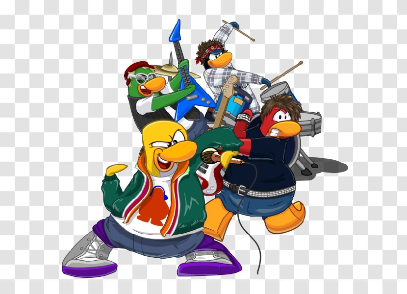 Club Penguin Cadence & The Band Musical Ensemble Game - Flower Transparent PNG