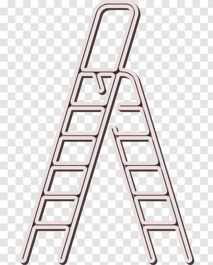 Ladder Icon Ladders Icon Carpentry DIY Tools Icon Transparent PNG