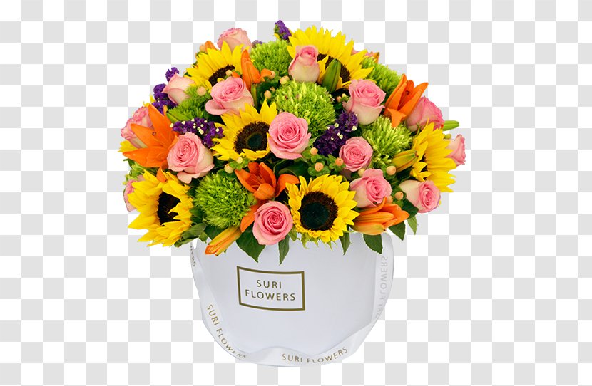 Flower Bouquet Cut Flowers Delivery Floral Design - Artificial Transparent PNG
