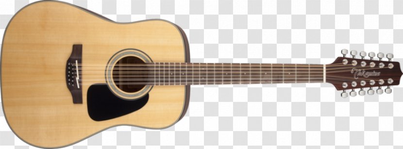 Steel-string Acoustic Guitar Twelve-string Acoustic-electric Dreadnought - Frame - Silhouette Transparent PNG