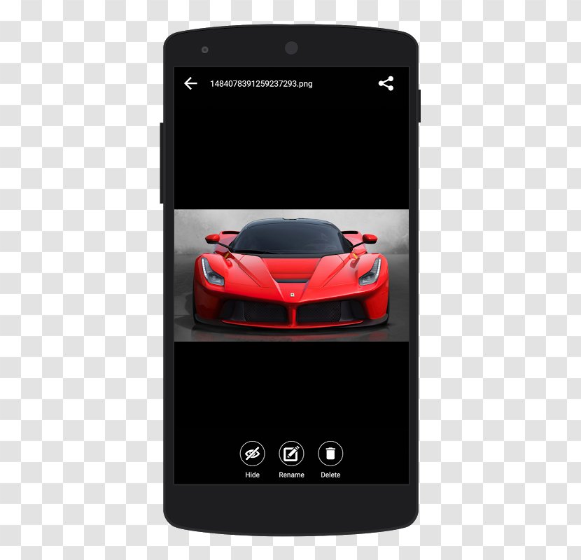 Sports Car 2014 Ferrari LaFerrari Smartphone - Laferrari Transparent PNG