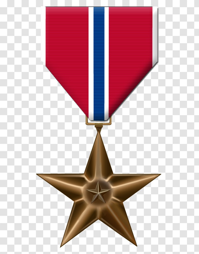 Bronze Star Medal United States National Defense Service Meritorious - Commendation Transparent PNG