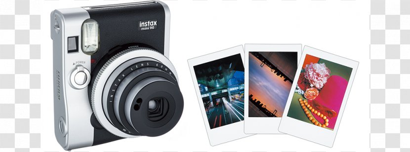 Photographic Film Fujifilm Instax Mini 90 NEO CLASSIC Instant Camera - Lens Transparent PNG