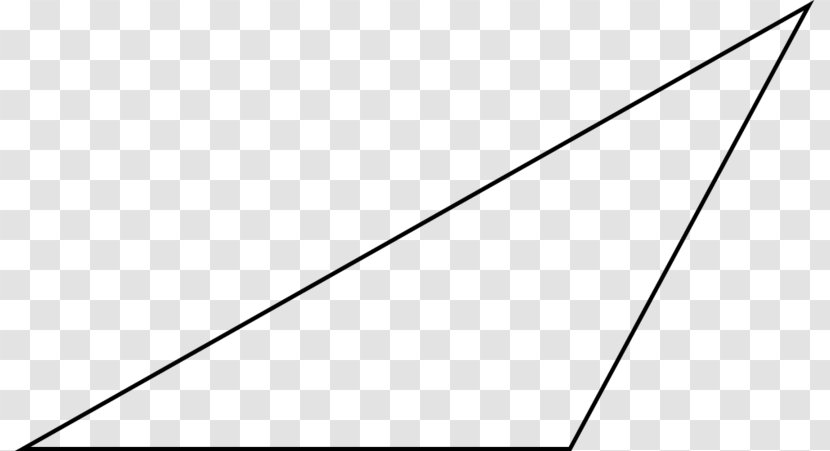Acute And Obtuse Triangles Isosceles Triangle Escalè - Monochrome Transparent PNG