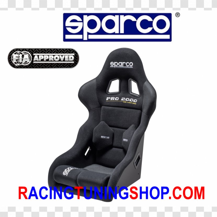 Car Bucket Seat Sparco Motorsport - Cover Transparent PNG