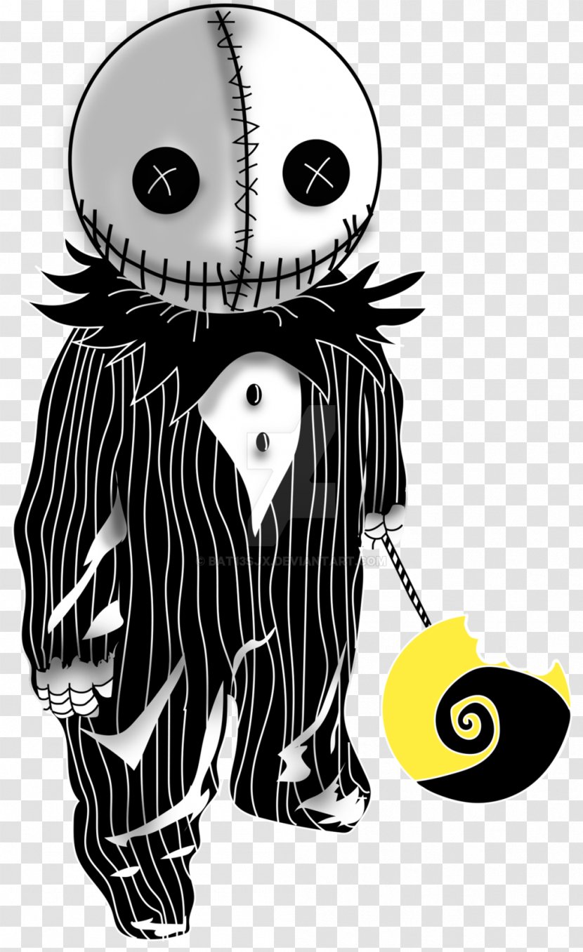 Jack Skellington T-shirt Art Trick-or-treating Character - Nightmare Before Christmas - Trick Or Treat Transparent PNG