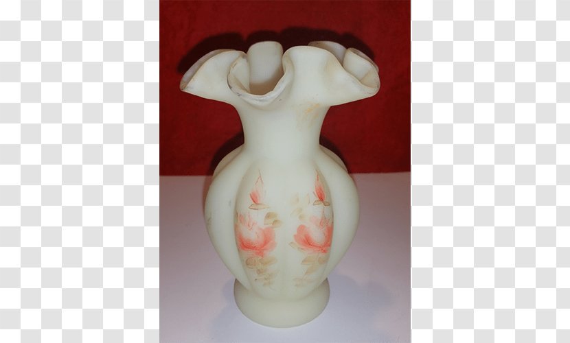 Vase Fenton Art Glass Company Ceramic Jug - Hand-painted Floral Transparent PNG