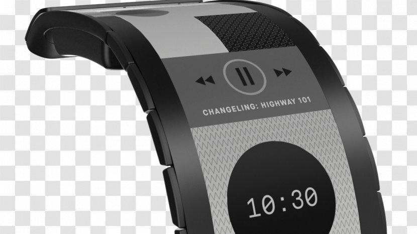 Bracelet Flexible Display Smartwatch Device - Ink - Watch Transparent PNG