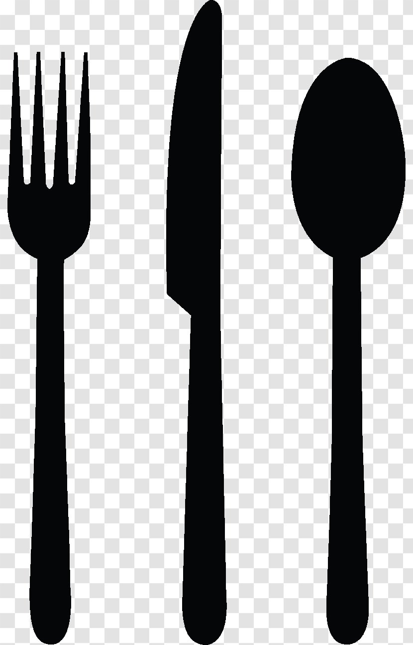 Knife Clip Art Fork Spoon Openclipart - Silhouette - Borde Poster Transparent PNG