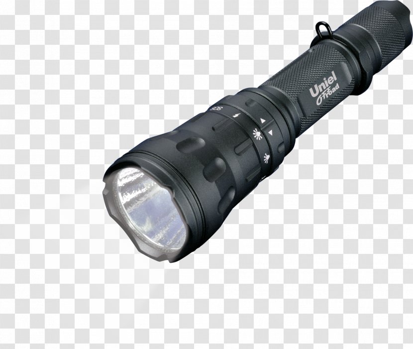 Flashlight Lumen LED Lenser P7 Gun Lights Light-emitting Diode - Electric Battery Transparent PNG