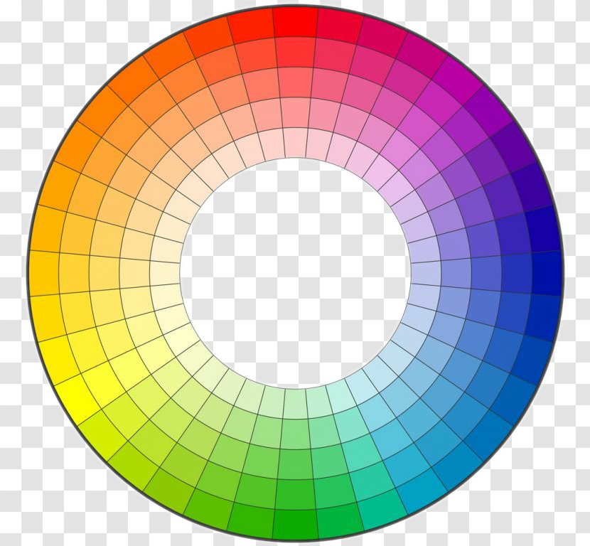 Color Wheel Complementary Colors - Hue Ring Chart Transparent PNG