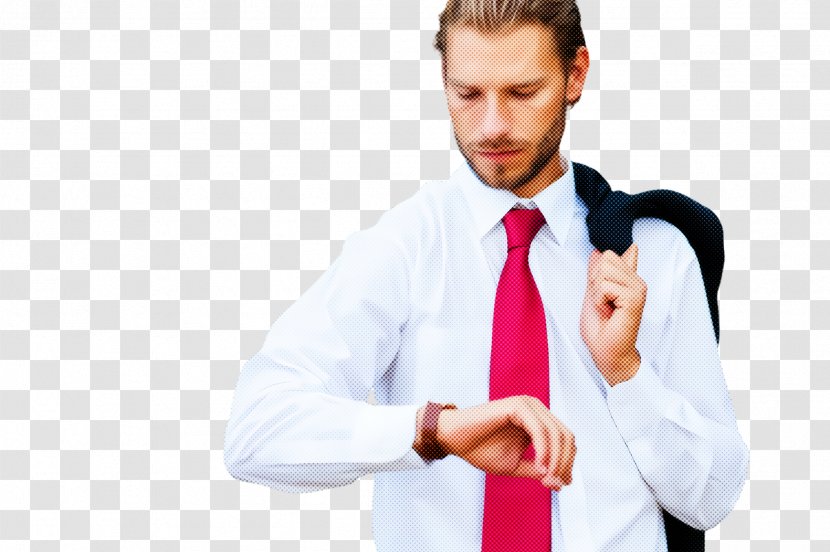 Tie Formal Wear Finger Gesture Thumb - Businessperson Whitecollar Worker Transparent PNG