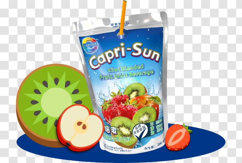 Capri Sun Vegetarian Cuisine Drink Food - Superfood Transparent PNG