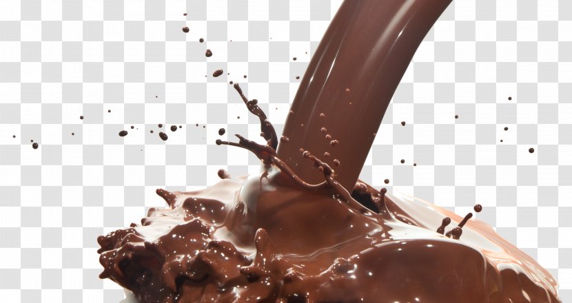 Chocolate Milk Cake Drink - Banner - Drops Splash Transparent PNG