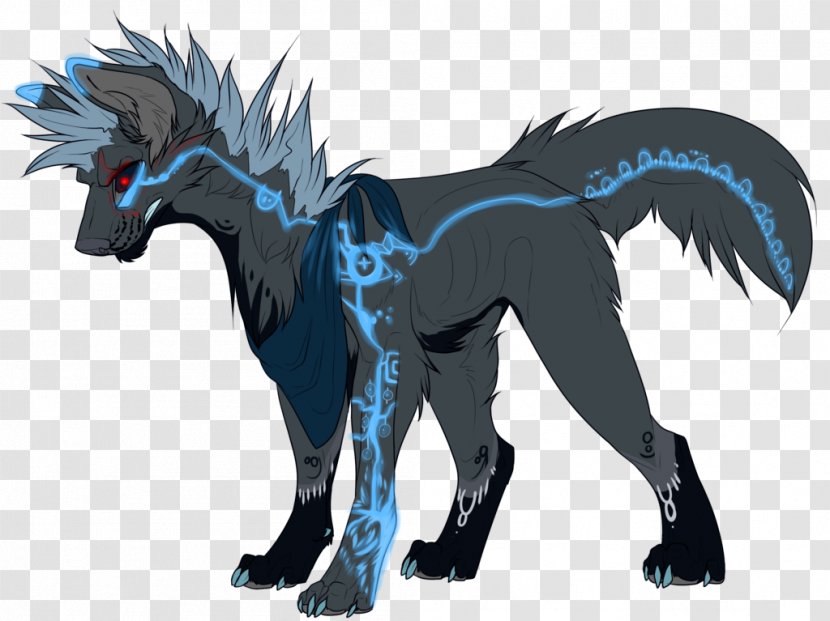 Dog Canidae Werewolf Black Wolf Punk Rock - Tree Transparent PNG