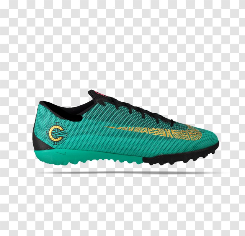 Cleat Nike Mercurial Vapor Sneakers Shoe - Turquoise Transparent PNG