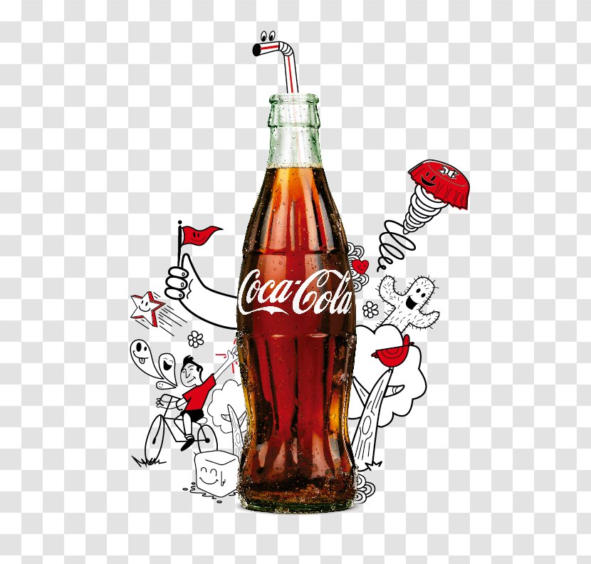 Fizzy Drinks Coca-Cola Zero Sugar Bottle - Cocacola Life - Coca Cola Transparent PNG
