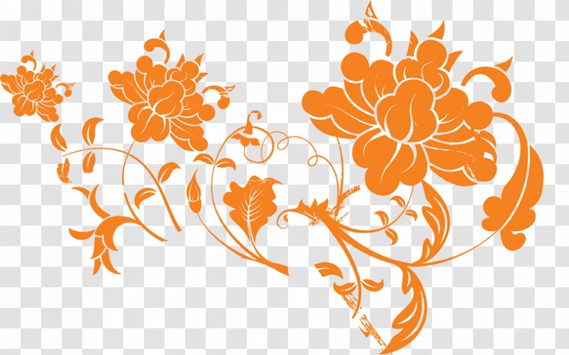 Orange Motif Clip Art - Petal - Pattern Transparent PNG