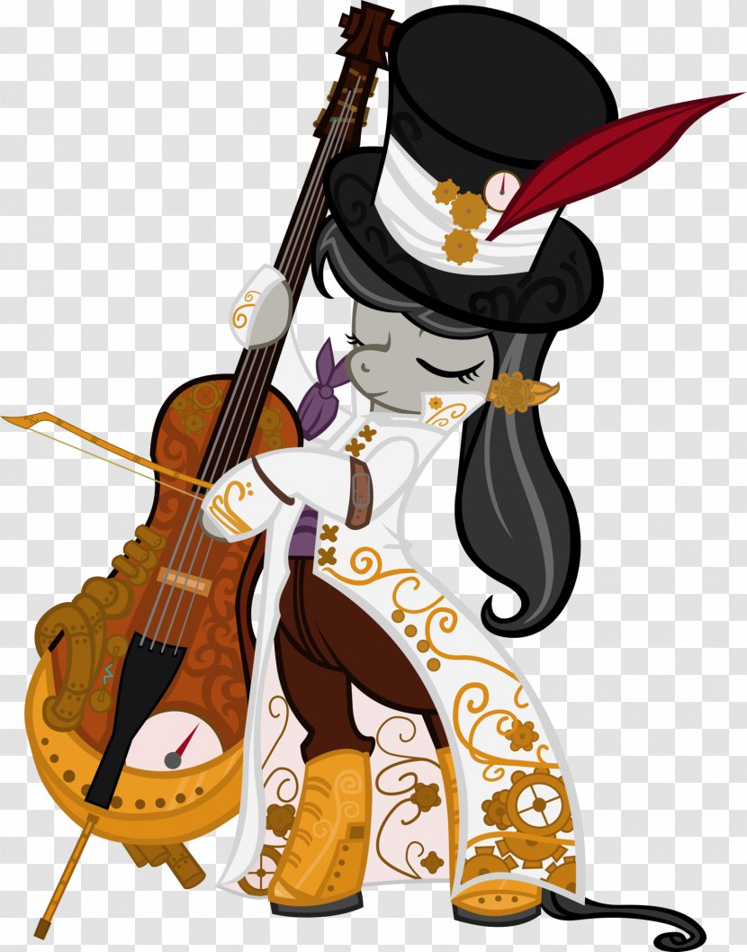 Violin Steampunk Cello Double Bass Derpy Hooves - Heart - Colts Illustration Transparent PNG