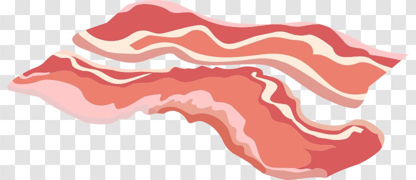 Bacon, Egg And Cheese Sandwich Clip Art - Bacon - Bits Transparent PNG