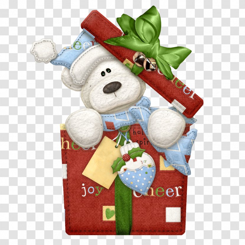 Bear Ded Moroz Christmas Day Gift Clip Art - Scrapbooking Transparent PNG