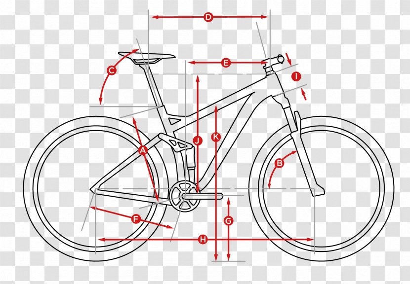 Bicycle Frames Wheels Handlebars Racing Forks - Point - Polygon Lines Transparent PNG