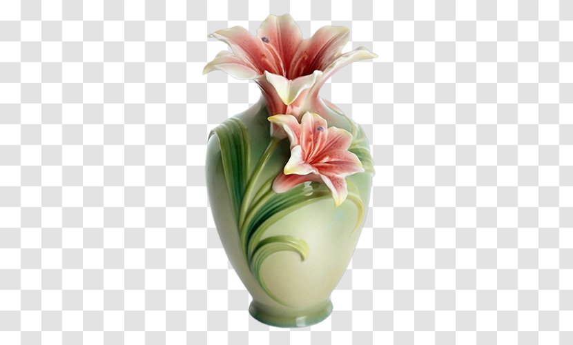 Tulip Vase Franz-porcelains Ceramic - Cut Flowers Transparent PNG