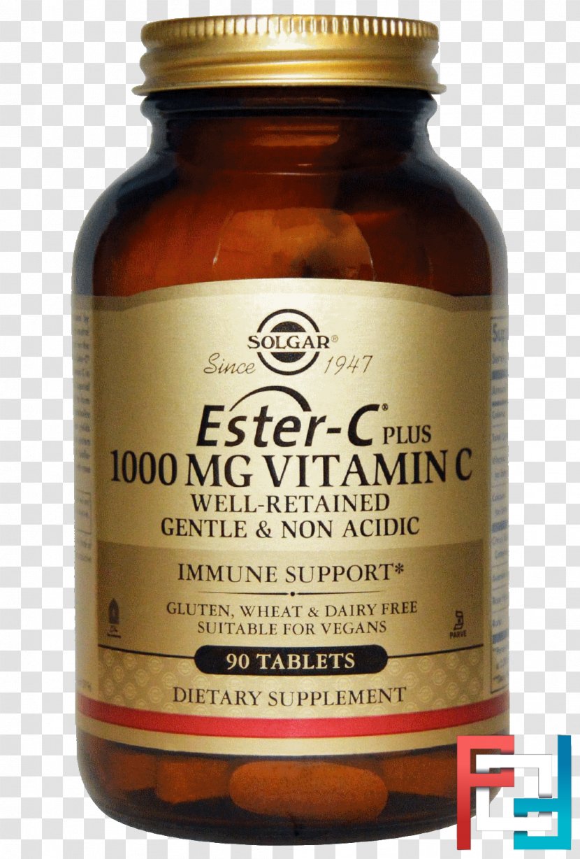 Solgar Ester-C Plus Vitamin C Dietary Supplement - Pills Transparent PNG