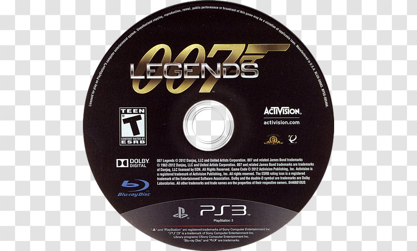 007 Legends James Bond Xbox 360 007: Quantum Of Solace Wii - Dvd Transparent PNG