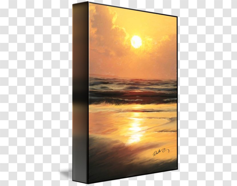 Picture Frames Gallery Wrap Canvas Art Printmaking - Sunset - Beach Transparent PNG