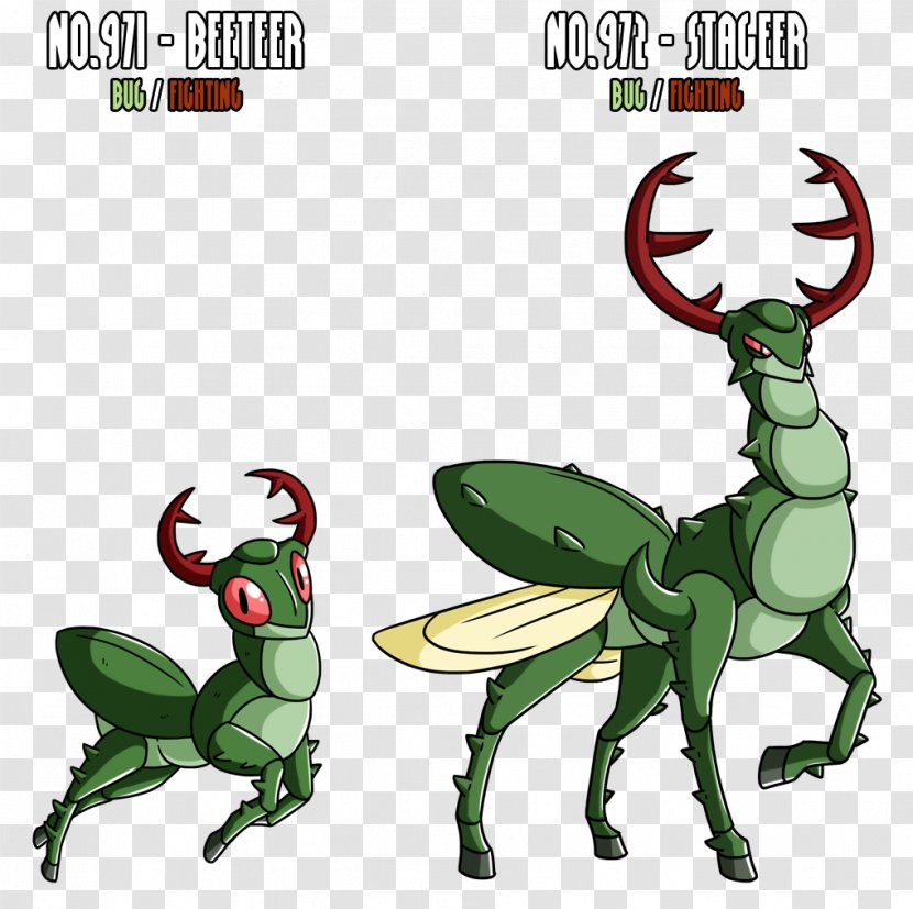 Pokémon Sun And Moon Colosseum Reindeer Insect - Pok%c3%a9mon Transparent PNG