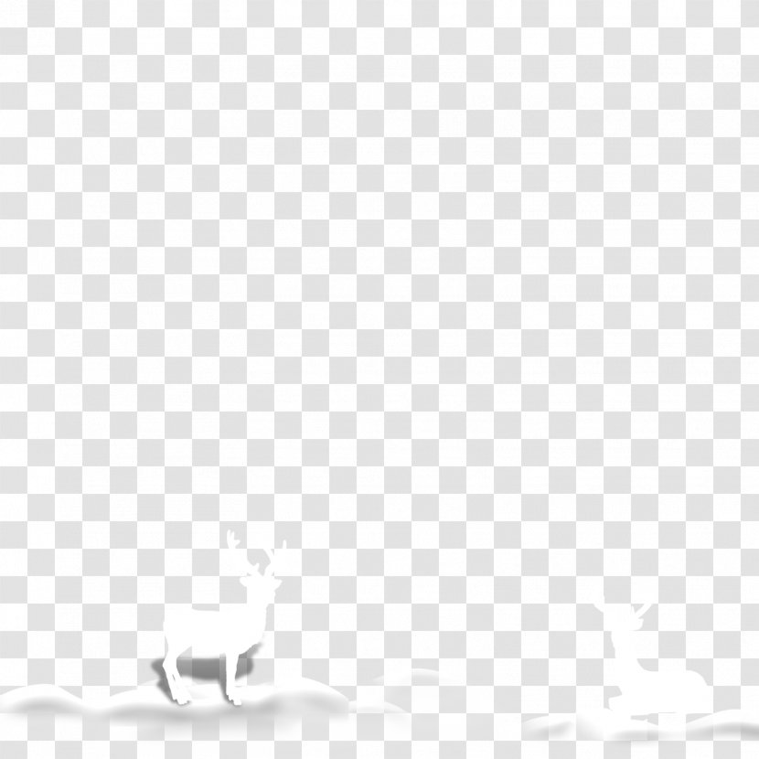 Angle Point Black And White Pattern - Monochrome Photography - Christmas Deer Tengyun Transparent PNG