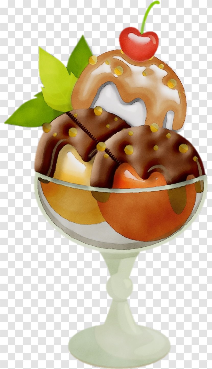 Frozen Food Cartoon - Chocolate Pudding - Soft Serve Ice Creams Transparent PNG