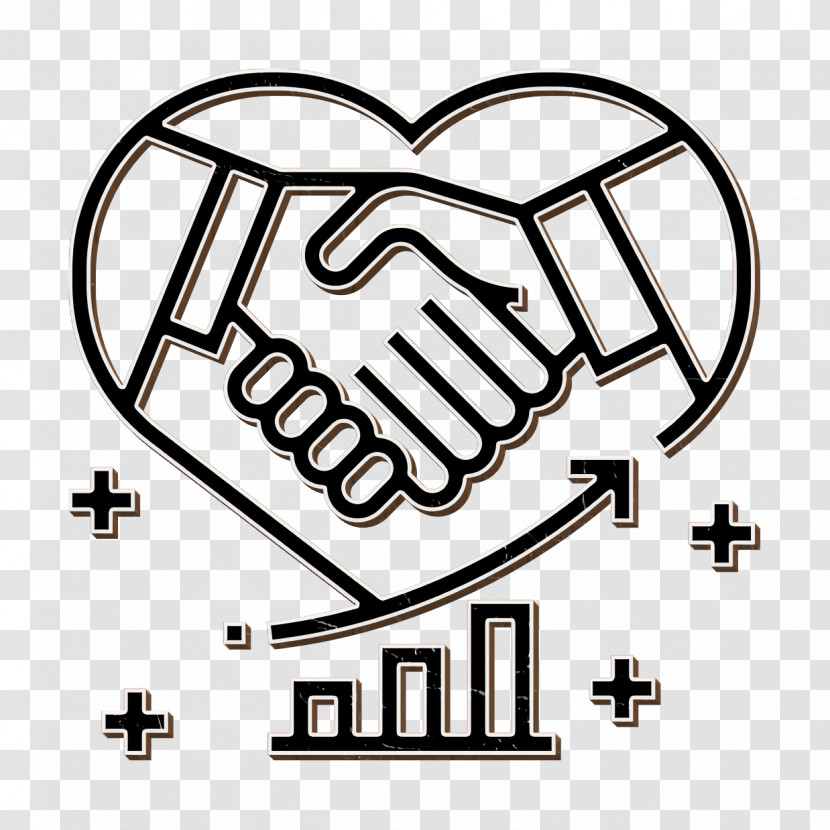 Growth Icon Handshake Icon Business Icon Transparent PNG