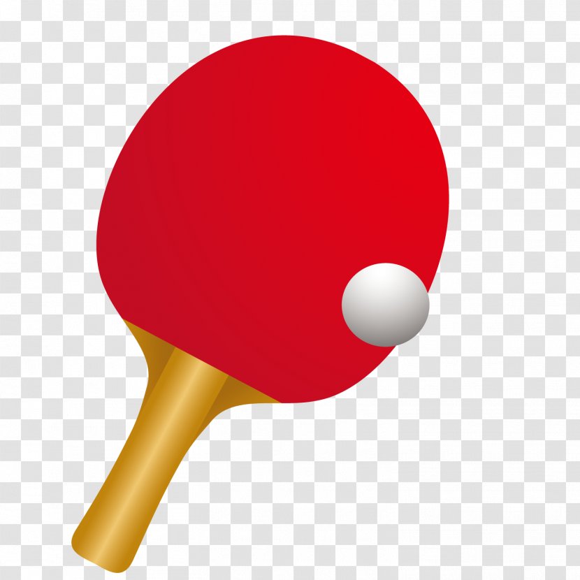 Table Tennis Racket Ball - Search Engine - Vector Transparent PNG