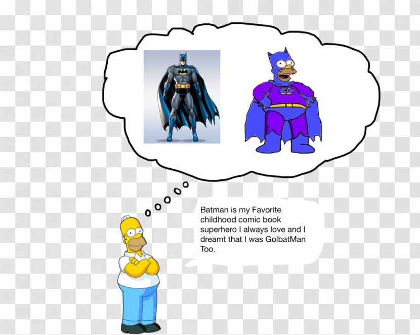 Batman Logo Character - Frame - Marge Transparent PNG