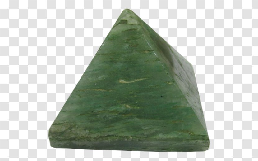 Emerald Green Aventurine Pyramid India Jade - Feng Shui Money Bags Transparent PNG