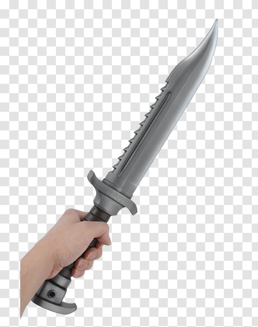 Bowie Knife Hunting & Survival Knives LARP Dagger - Fairbairnsykes Fighting Transparent PNG