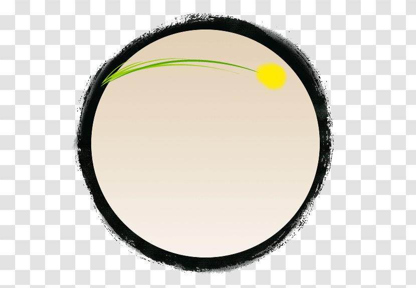 Designer - Yellow - Ink Creative Circle Transparent PNG