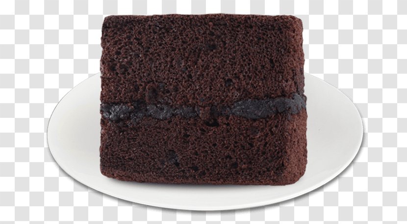 Chocolate Cake Rum Torta Caprese Brownie - Slice Of Transparent PNG
